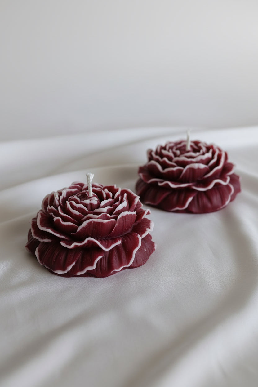 Peony Candles- Pack of 2