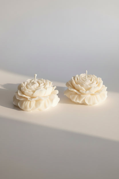 Peony Candles- Pack of 2